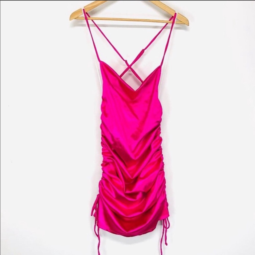 4SI3NNA Ruched Mini Dress - Picture 3 of 8